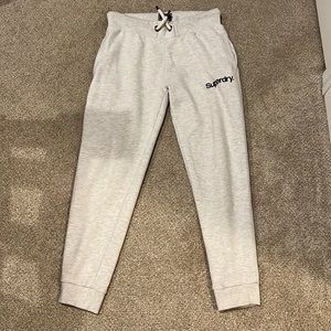 White Superdry Sweatpants.